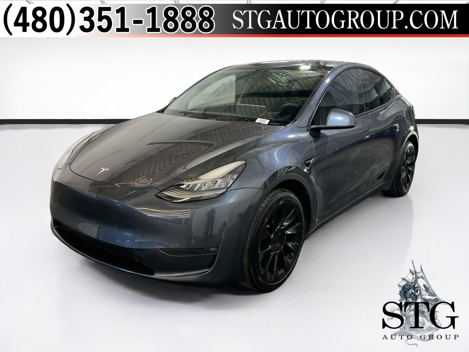Used 2020 Tesla Model Y Long Range AWD/4WD image 1