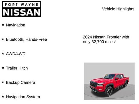 Used 2024 Nissan Frontier PRO-4X w/ Off-Road Protection Package AWD/4WD image 8