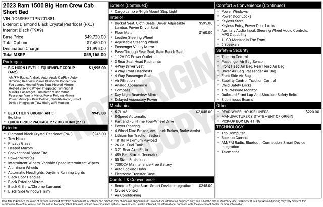 Used 2023 RAM 1500 Big Horn AWD/4WD image 32