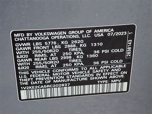 Used 2024 Volkswagen Atlas Cross Sport SE w/ Panoramic Sunroof Package image 26