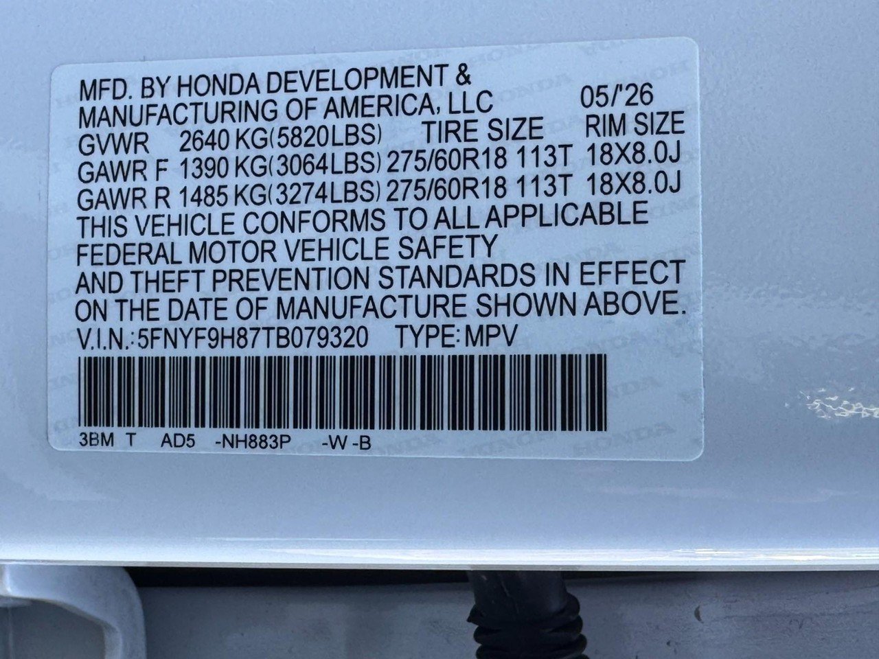Certified 2026 Honda Passport TrailSport Elite image 28