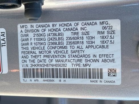 Used 2022 Honda CR-V EX-L image 13