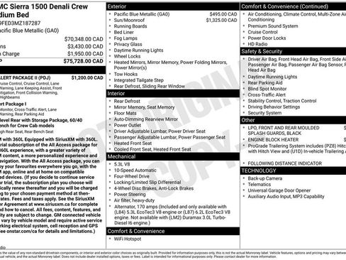 Used 2021 GMC Sierra 1500 Denali w/ Driver Alert Package II image 15