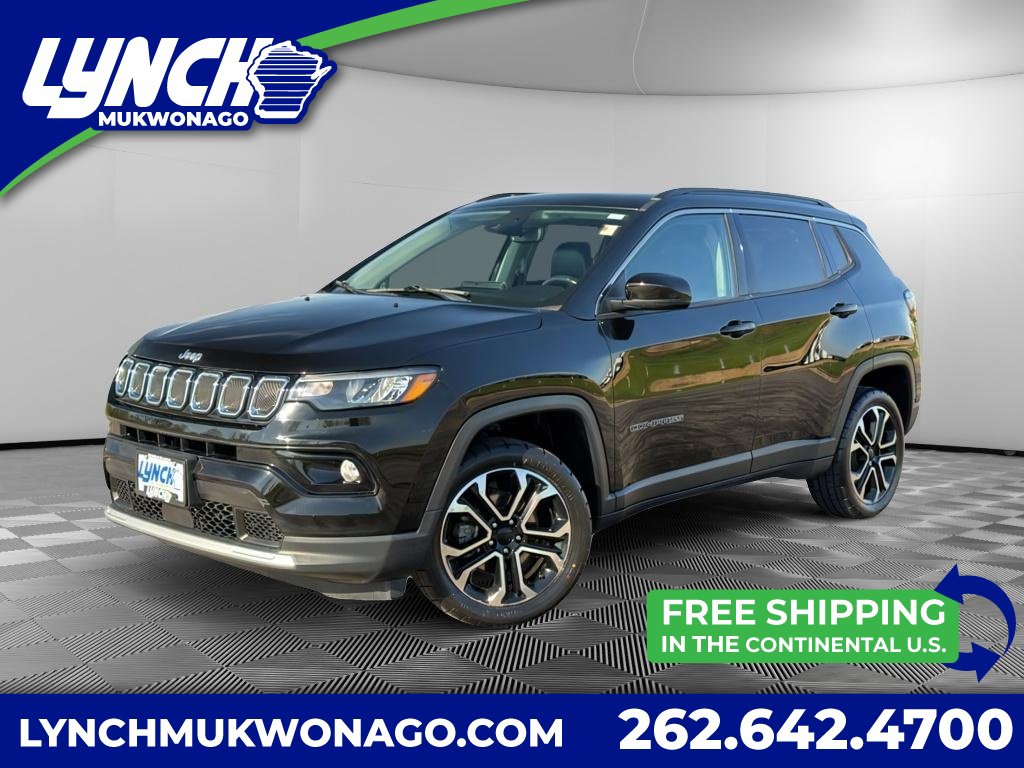 Used 2022 Jeep Compass Limited w/ Sun and Sound Group AWD/4WD image 1
