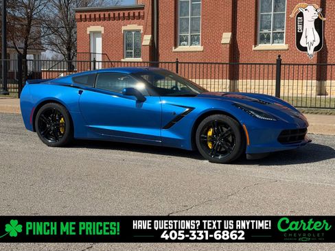Used 2016 Chevrolet Corvette Stingray Coupe w/ Carbon Flash Badge Package image 1