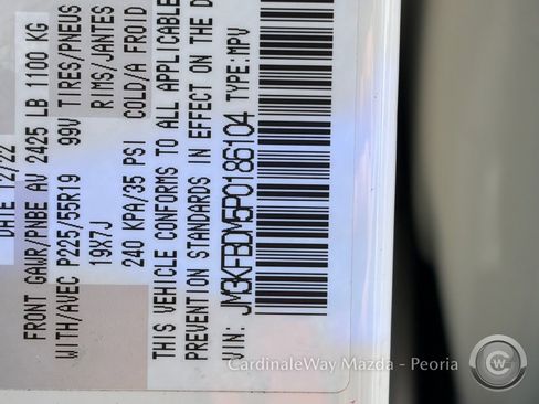 Certified 2023 MAZDA CX-5 AWD 2.5 S w/ Premium Package image 36