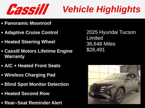 Used 2025 Hyundai Tucson Limited FWD image 3