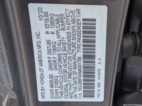 Used 2021 Acura TLX w/ Technology Package image 34