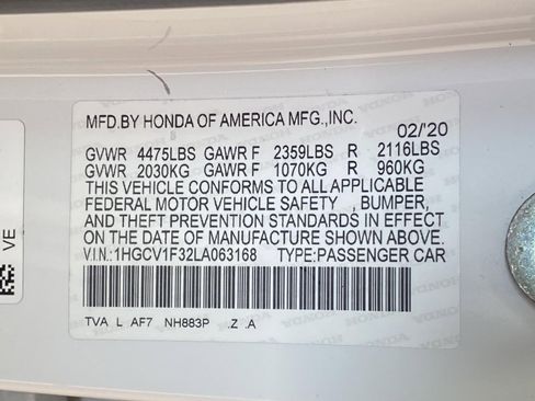 Used 2020 Honda Accord Sport image 27