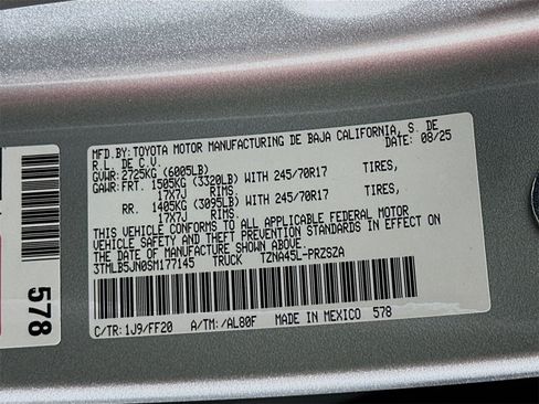 New 2025 Toyota Tacoma SR5 image 30