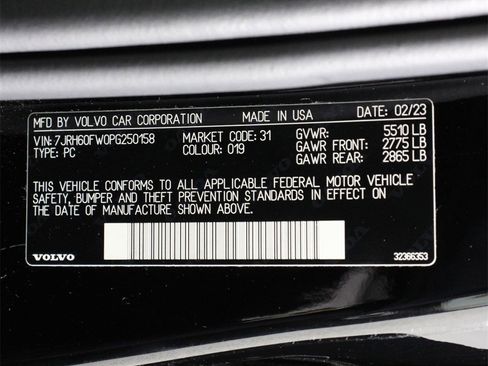 Certified 2023 Volvo S60 T8 Plus w/ Climate Package image 16