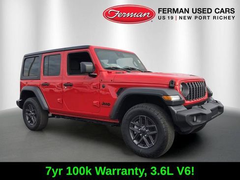 Certified 2025 Jeep Wrangler Unlimited Sport AWD/4WD image 1