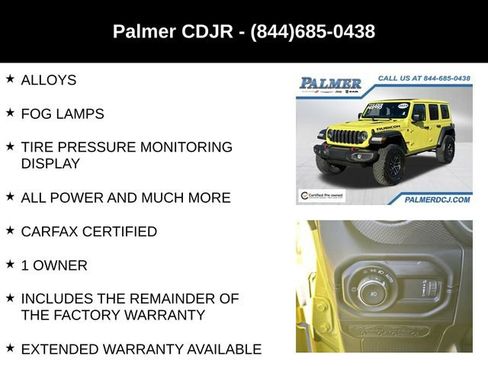 Certified 2024 Jeep Wrangler Unlimited Rubicon w/ XTREMEE 35" Tire Package image 24