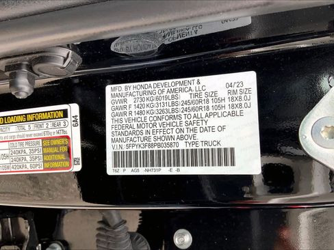 Used 2023 Honda Ridgeline Black Edition image 35