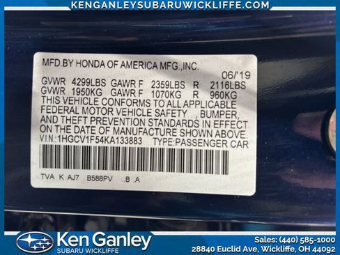 Used 2019 Honda Accord EX-L image 28