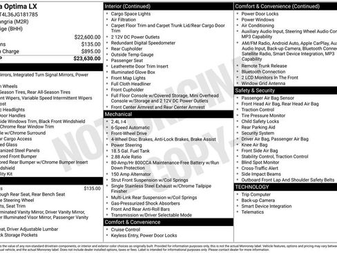 Used 2018 Kia Optima LX image 7