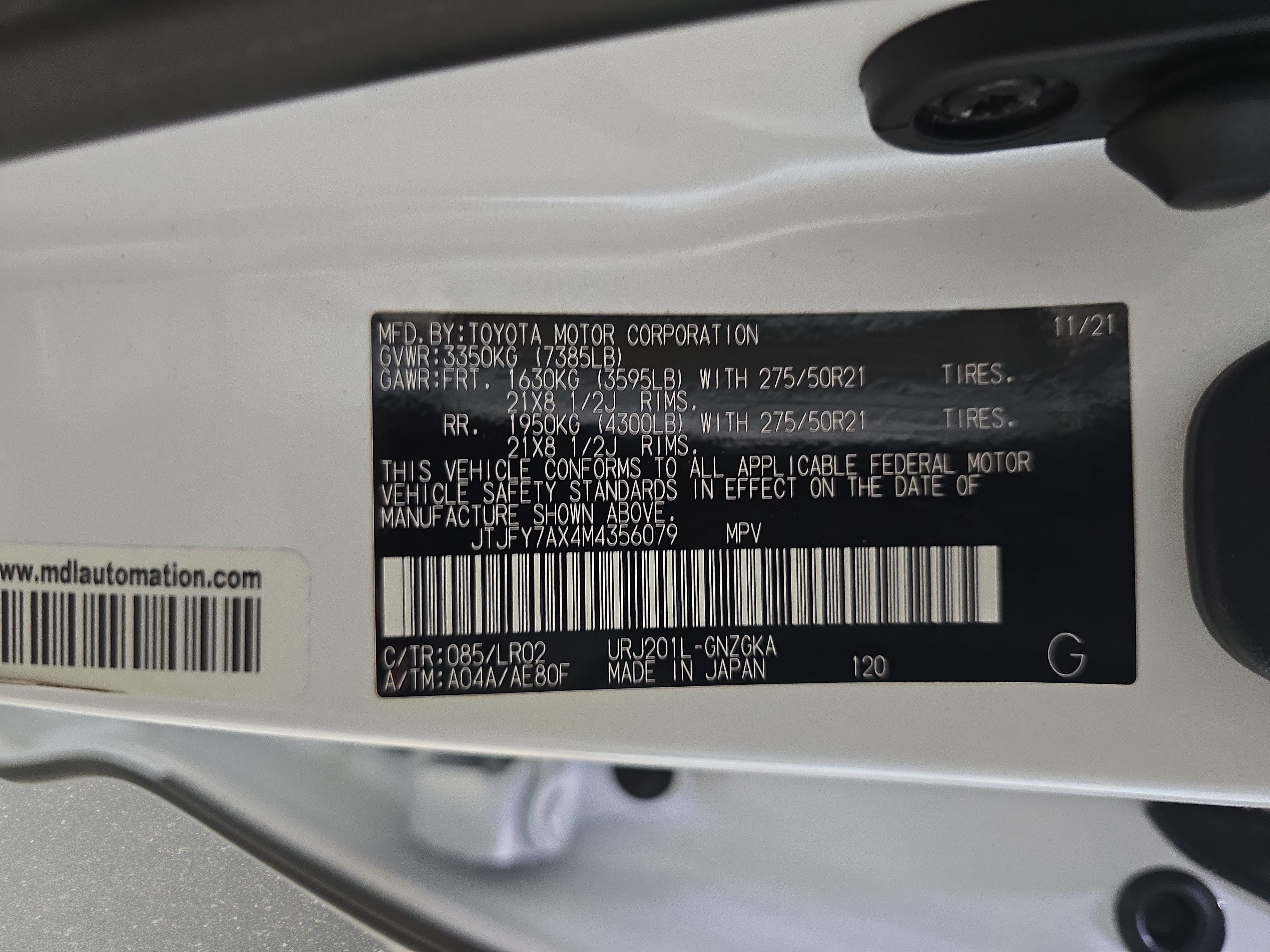 Used 2021 Lexus LX 570 4WD w/ Luxury Package image 33
