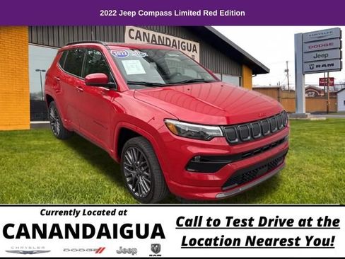 Used 2022 Jeep Compass Limited w/ (RED) Package AWD/4WD image 1