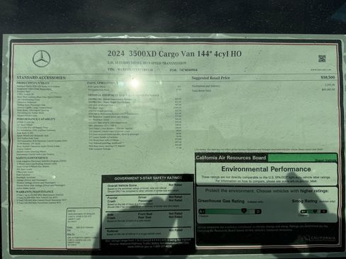Used 2024 Mercedes-Benz Sprinter 144 Cargo image 15