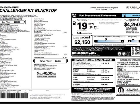 Used 2022 Dodge Challenger R/T w/ Blacktop Package image 11