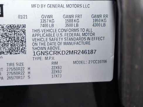 Used 2021 Chevrolet Tahoe RST w/ Luxury Package image 31