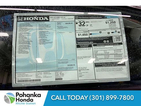 Used 2025 Honda Accord LX image 23