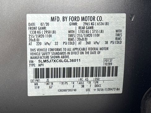 Used 2020 Lincoln Aviator Reserve w/ Equipment Group 201A AWD/4WD image 33