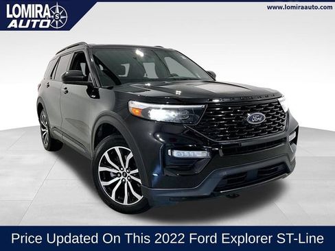 Used 2022 Ford Explorer ST-Line w/ Class IV Trailer Tow Package AWD/4WD image 1
