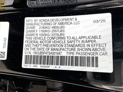 Used 2025 Acura TLX Technology Package image 44