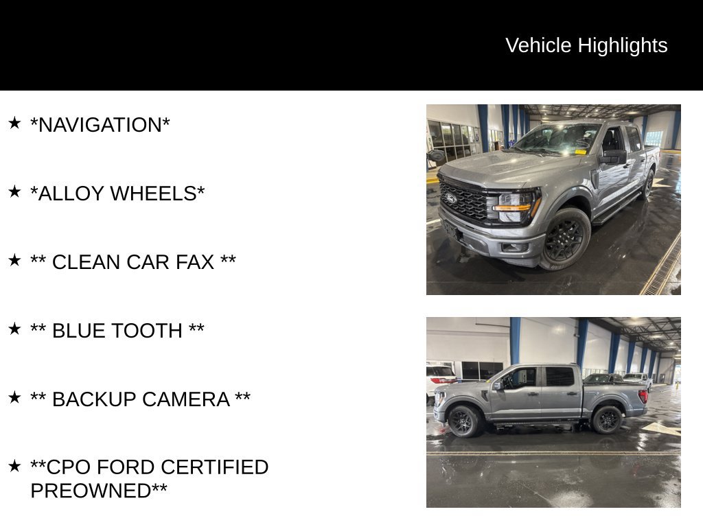 Used 2025 Ford F150 STX w/ STX Black Appearance Package RWD image 4