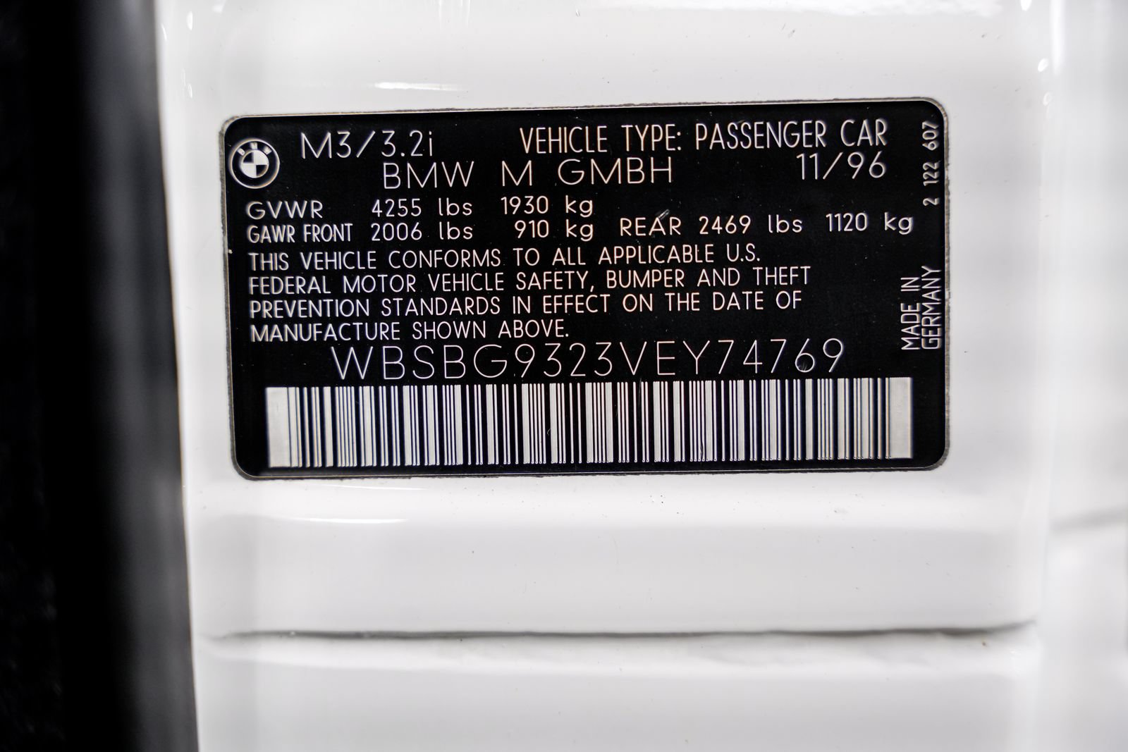 Used 1997 BMW M3 Coupe RWD image 56