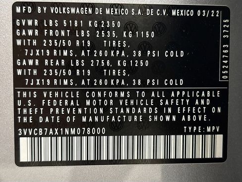 Used 2022 Volkswagen Tiguan SE R-Line FWD image 25
