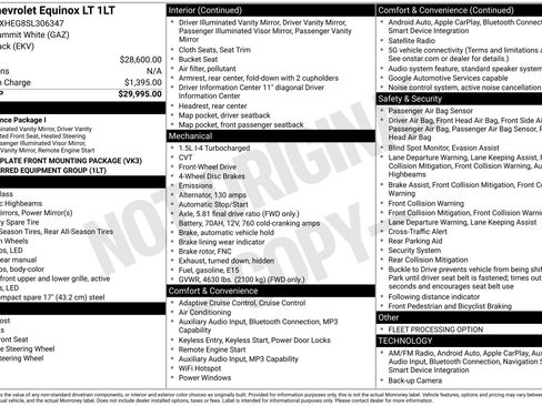Used 2025 Chevrolet Equinox LT FWD image 42