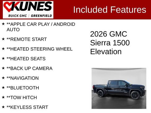 Used 2026 GMC Sierra 1500 Elevation AWD/4WD image 2