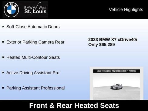 Used 2023 BMW X7 xDrive40i w/ Premium Package image 46