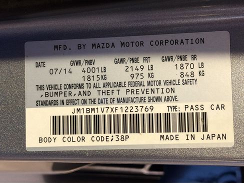 Used 2015 MAZDA MAZDA3 i Touring image 12