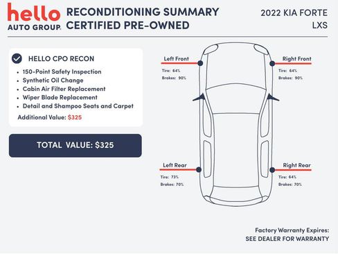 Certified 2022 Kia Forte LXS image 2