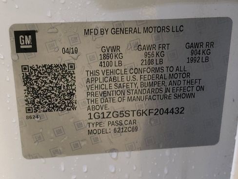 Used 2019 Chevrolet Malibu RS w/ LPO, Convenience Package 1 image 33