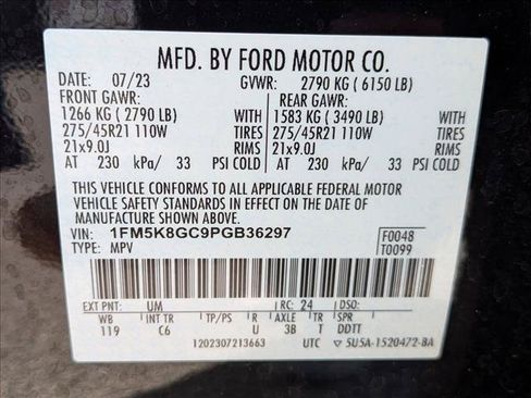 Used 2023 Ford Explorer ST w/ Equipment Group 401A AWD/4WD image 23