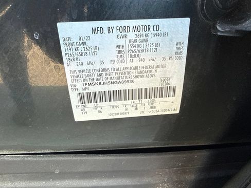 Used 2022 Ford Explorer Timberline AWD/4WD image 22