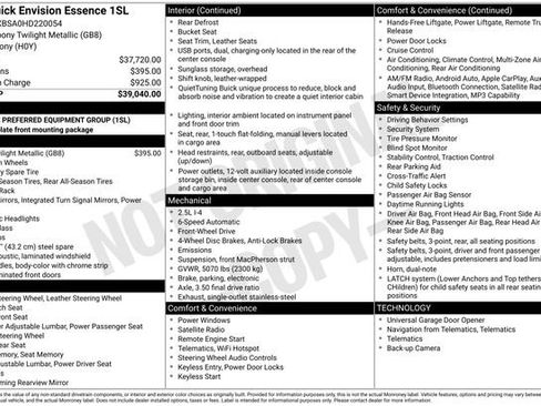 Used 2017 Buick Envision Essence image 37