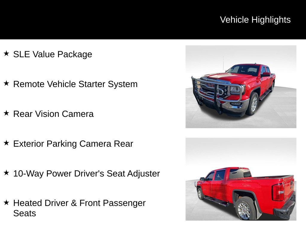Used 2017 GMC Sierra 1500 SLE w/ SLE Value Package AWD/4WD image 38