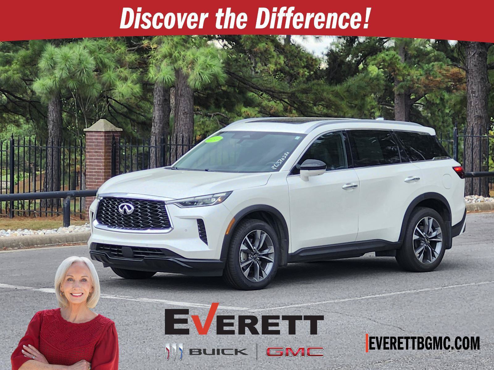 Used 2023 INFINITI QX60 Luxe w/ Cargo Package FWD image 1