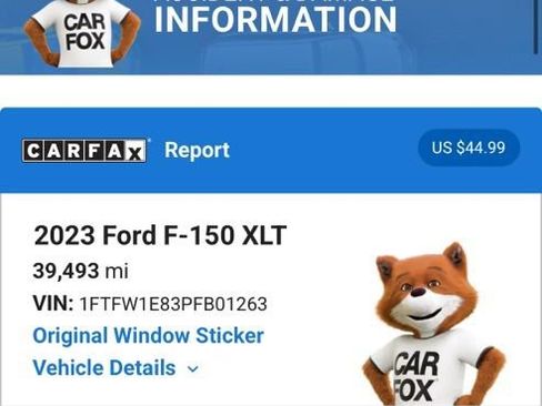 Used 2023 Ford F150 XLT w/ Equipment Group 302A High AWD/4WD image 6