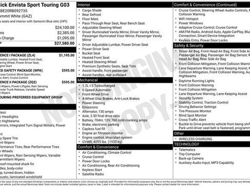 Used 2024 Buick Envista Sport Touring w/ Convenience I Package image 6