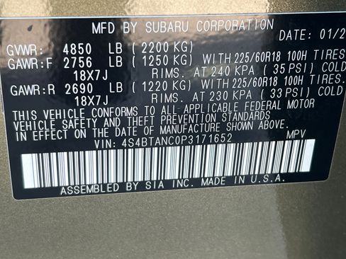 Used 2023 Subaru Outback Limited AWD/4WD image 29