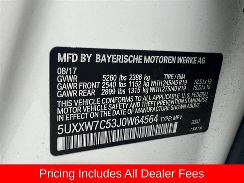 Used 2018 BMW X4 M40i AWD/4WD image 8