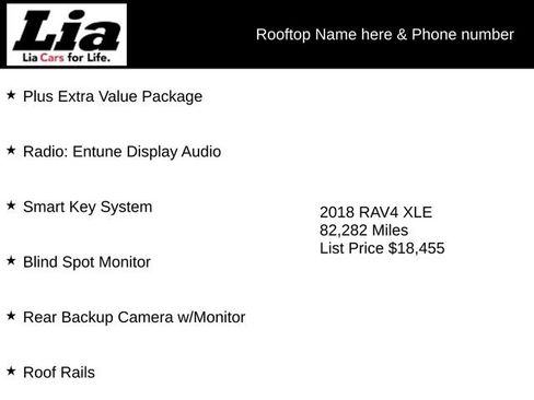 Used 2018 Toyota RAV4 XLE image 1