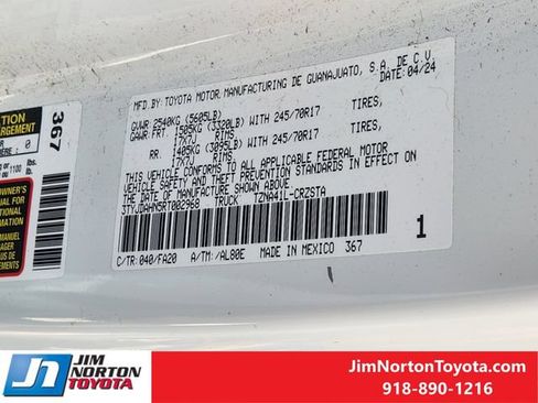 Used 2024 Toyota Tacoma SR RWD image 32