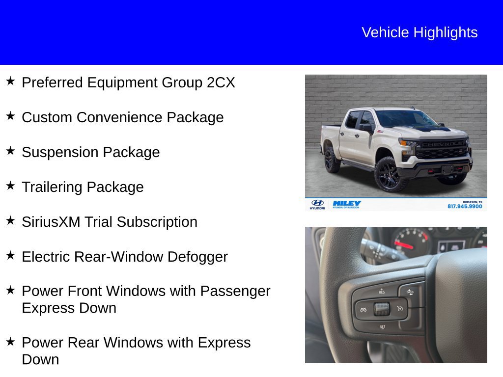 Used 2026 Chevrolet Silverado 1500 Custom Trail Boss AWD/4WD image 9